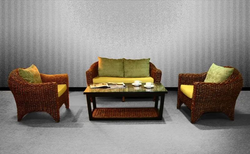 Marvella Wicker Living Set