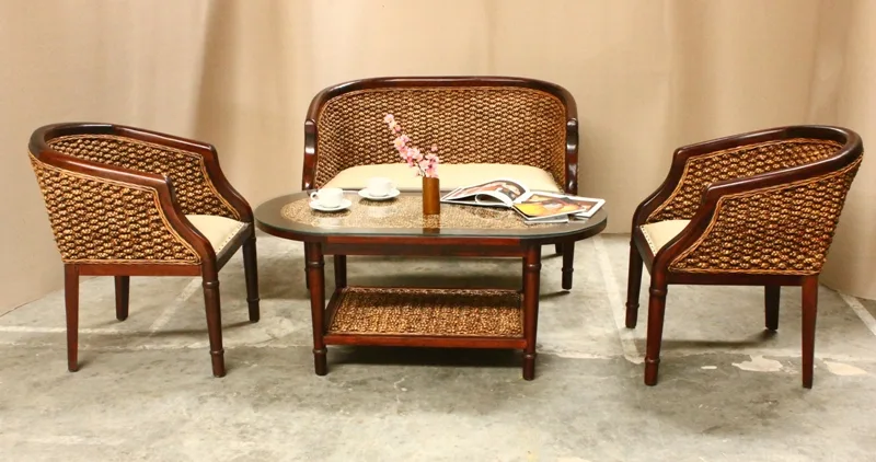 Shena Wicker Living Set