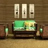 Nashwa Wicker Living Set