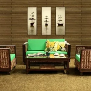 Nashwa Wicker Living Set
