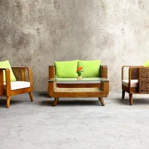 Venezia Wicker Living Set