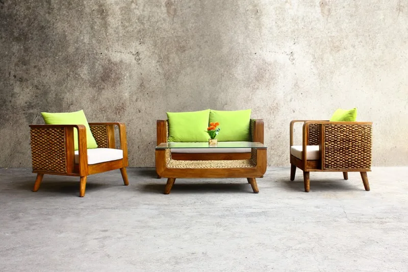Venezia Wicker Living Set