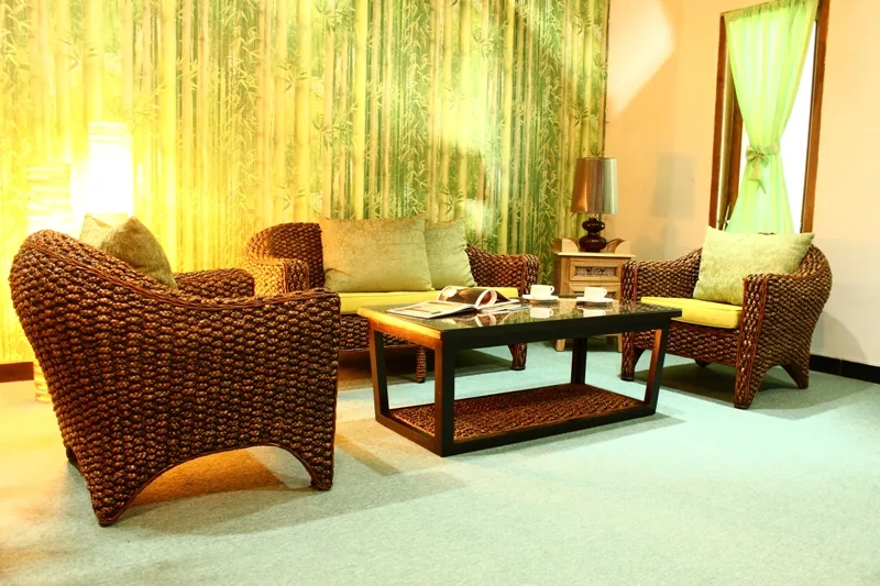 Marvella Wicker Living Set