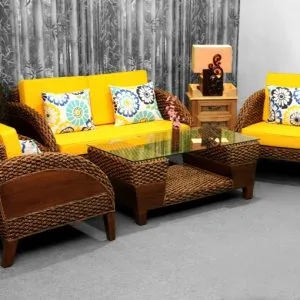Quartier Wicker Living Set