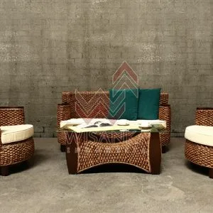 Balqis Wicker Living Set