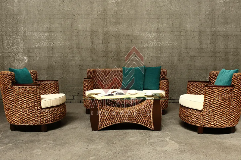 Balqis Wicker Living Set