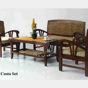Costa Wicker Living Set