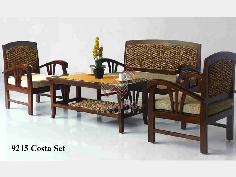 Costa Wicker Living Set