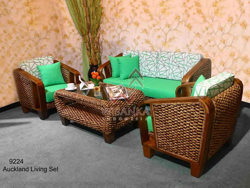 Auckland Wicker Living Set
