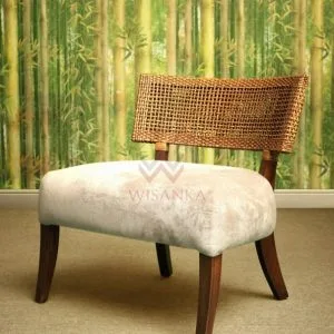 Charles Rattan Wicker Chair