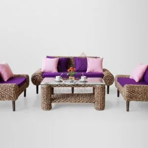 Manila Wicker Living Set