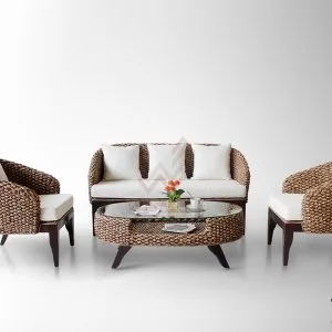 Arya Wicker Living Set