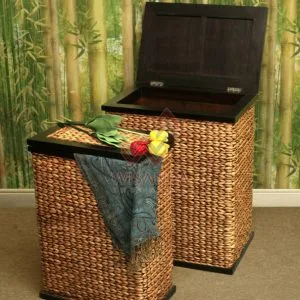 Conjunto de caixa Chloe Rattan