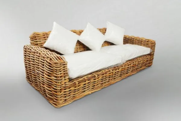 Herrera Rattan Sofa Natural