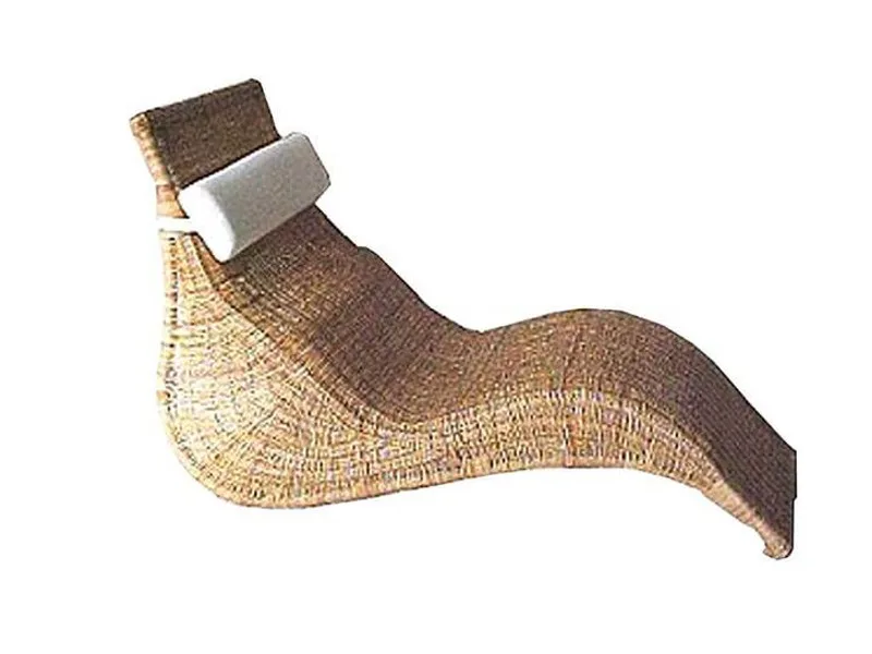 Silla perezosa de mimbre Casrona