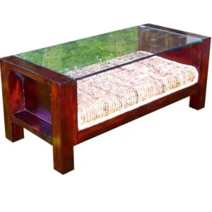 Mini Sofa Wicker Table