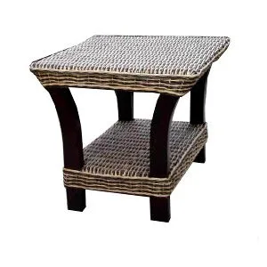 New Bahary Wicker Side Table