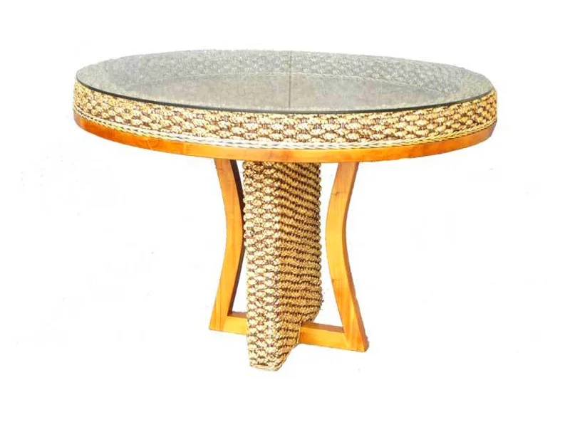 Sunshine Wicker Round Dining Table