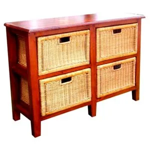 Cassetto in rattan Verna