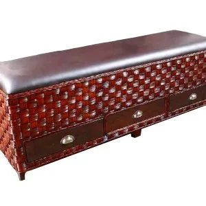 Melina Rattan Bench