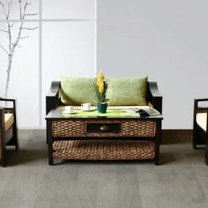 Carissa Rattan Living Set