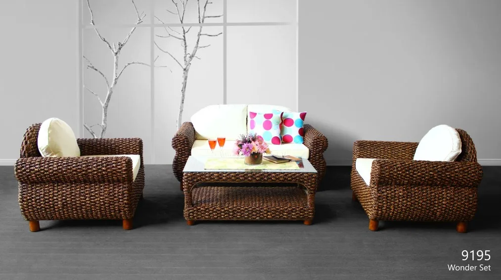 Wonner Wicker Living Set