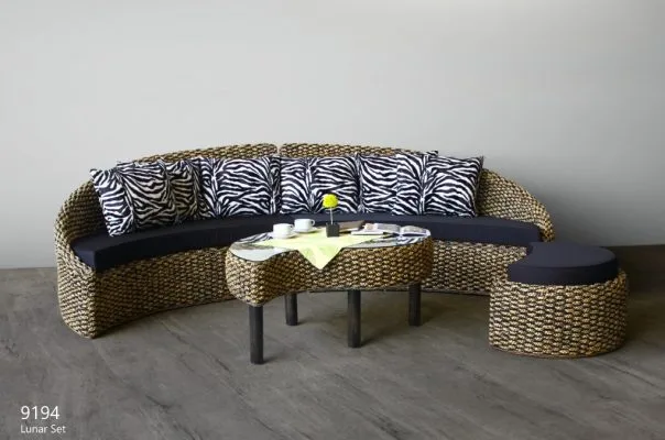 Lunar Wicker Living Set