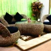 Set de vida de mimbre Lope