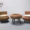 Ensemble vivant en osier Ufo