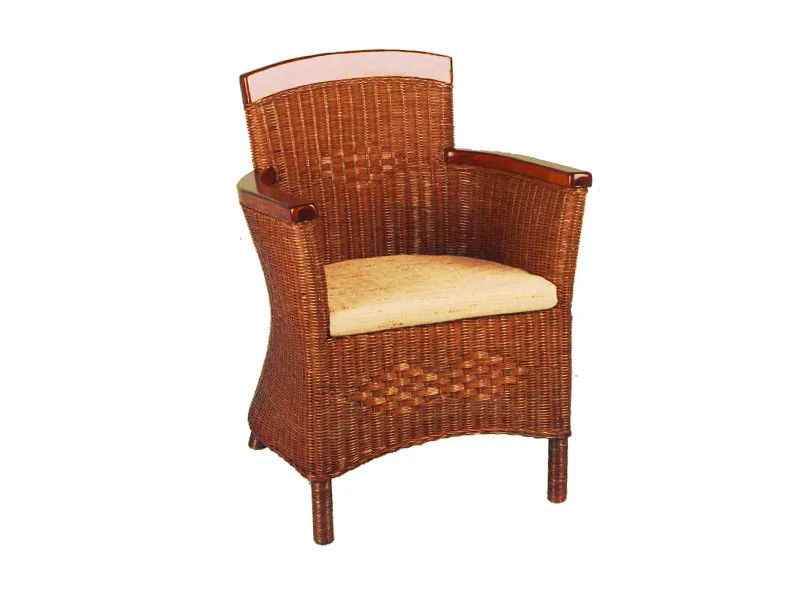 Diana Rattan Arm Chair