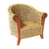 Sillón de mimbre Santika