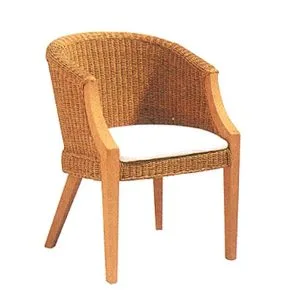 Scarlet Rattan Arm Chair