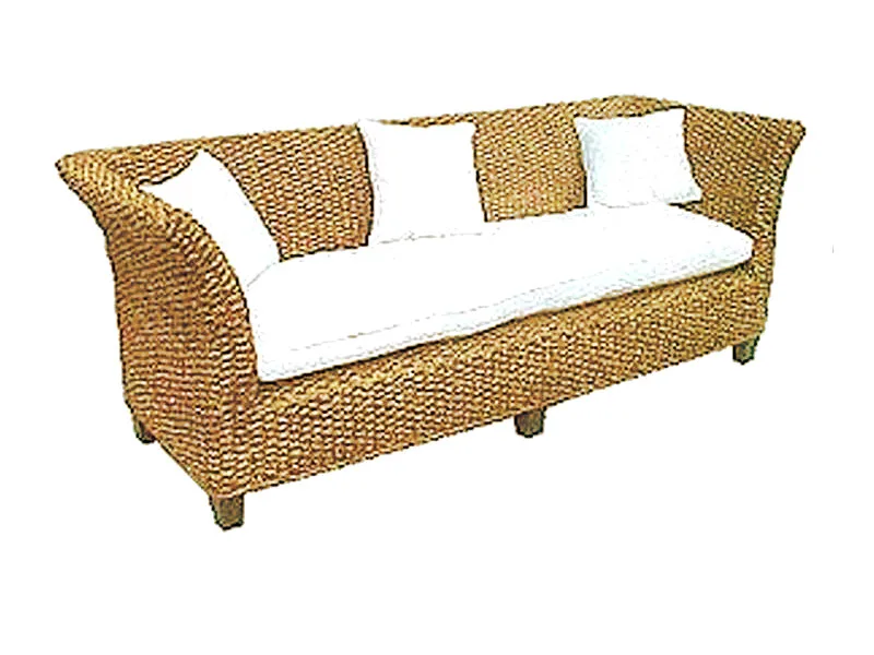 Bahary Wicker Sofa 3 Mga Upuan