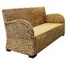 Miguel Wicker Sofa 3 Sëtzer