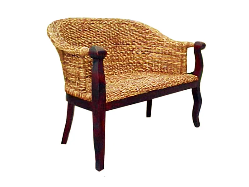Juliet Wicker Sofa 2 Sëtzer