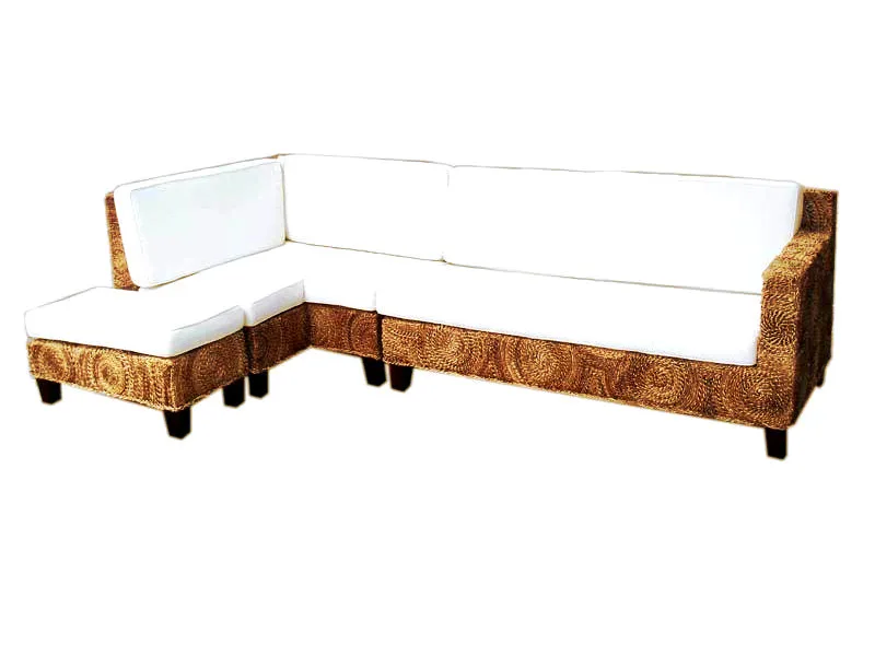Erlina rattan corner sofa