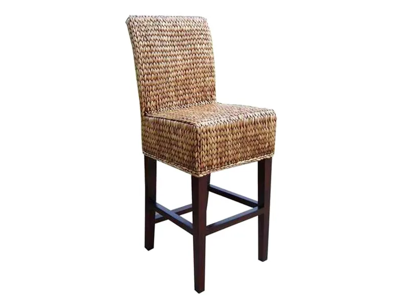 Taburete de bar de mimbre William