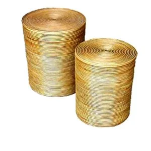 Orchid Rattan Stool Set