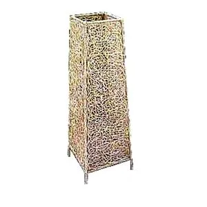 Rose Rattan Lamp Stand