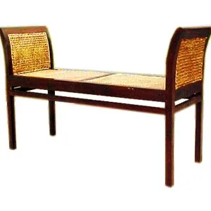 Jovita Rattan Bench Open Webb