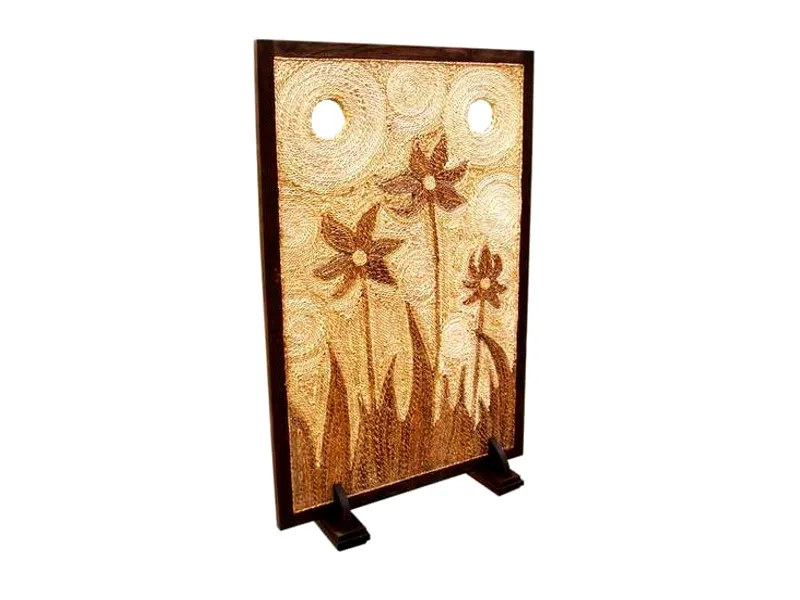Flower Wicker Divider