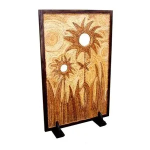 Sun Flower Wicker Divider