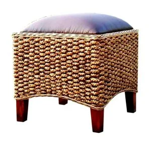 Melina Wicker Stool me Osca