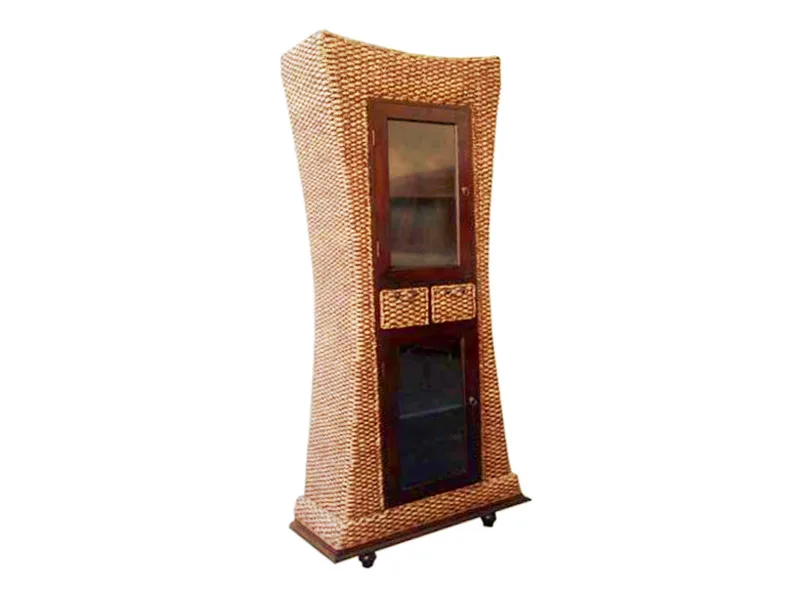 Wicker Bookcase