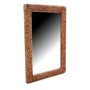 Viola Wicker Mirror