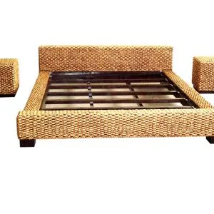 ʻO Matahari Wicker Bed Set