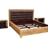 Lava Wicker Bed Set