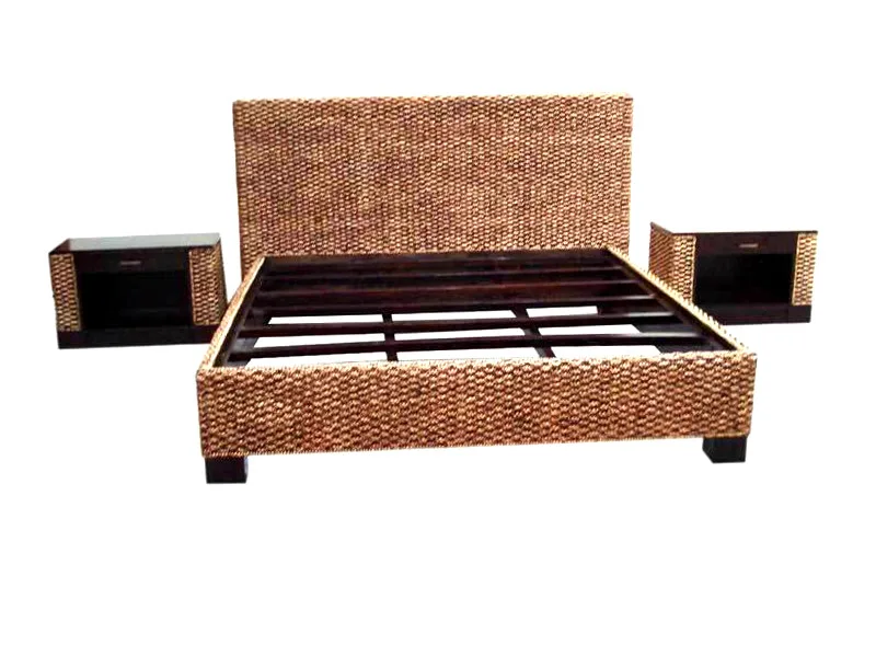 Santana Wicker Bed Set