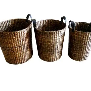 Round Wicker Bag