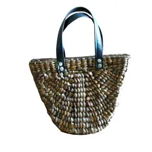 V Wicker Bag